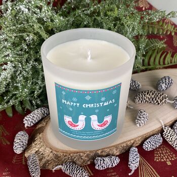 Personalised Festive Turkey Christmas Home Candle, 2 of 10
