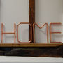 Copper Pipe Home Wall Letters, thumbnail 2 of 4