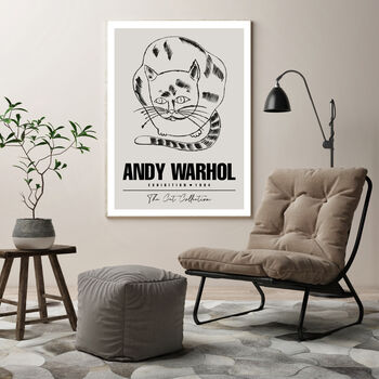 Andy Warhol Cat Called Sam Art Print, 3 of 3