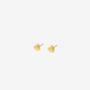 Kokoro Mini Heart Gold Stud Earrings, thumbnail 3 of 5