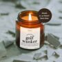 Golf Wanker Candle With Matches, Father's Day Gift, thumbnail 2 of 11