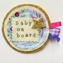 Personalised Baby On Board Badge Pin, thumbnail 2 of 2