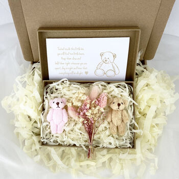 Bride And Groom Wedding Teddy Bears Letterbox Gift, 4 of 6