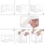 Pack Of Six Stackable Shoe Boxes Shoe Organisers, thumbnail 8 of 9