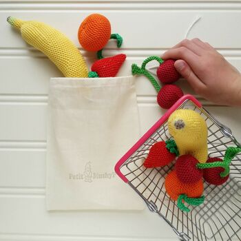 Crocheted Fruits Play Pretend Set, 3 of 8