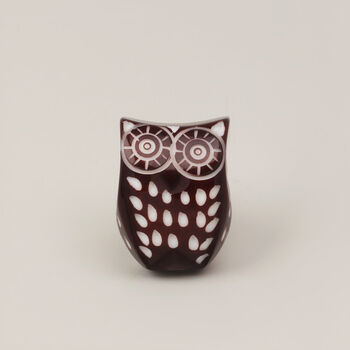 Resin Carved Owl Door Knobs Cupboard Drawer Handles, 4 of 8