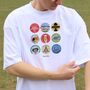 Cricket Beer Mats Oversized T Shirt, thumbnail 5 of 11