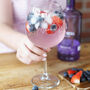 Personalised Birth Flower Balloon Gin Glass, thumbnail 1 of 6