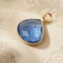 Blue Topaz December Birthstone Heart Pendant, thumbnail 1 of 2