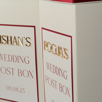 Manhattan Wedding Card Post Box, 6 of 9
