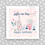 Sister In Law Birthday Card With Love, thumbnail 1 of 3