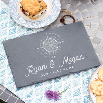 Personalised Compass Chopping Board, 5 of 6