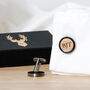 Personalised Whisky Wood Cufflinks, thumbnail 6 of 8