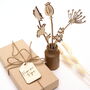 Forever Flowers Mini Bouquet Letterbox Gift Box, thumbnail 2 of 10