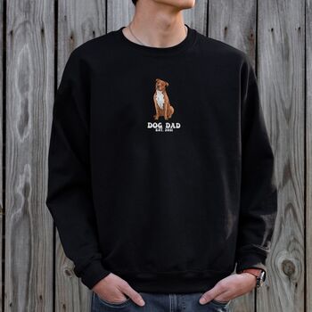 Custom Dog Mum Sweatshirt For Staffie Lover, 3 of 12