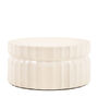 Calabria Cream Smooth Concrete Coffee Table, thumbnail 7 of 7