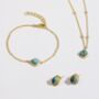 Turquoise Stud Earring, thumbnail 4 of 4