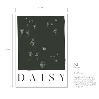 Botanical Daisy Print, 3 of 4