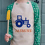 Personalised Tractor Apron, thumbnail 3 of 4