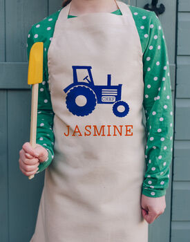 Personalised Tractor Apron, 3 of 4
