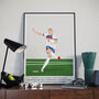 Chloe Kelly Commentary 2025 England Euros Print, thumbnail 1 of 4