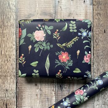 Botanical Wrapping Paper Recycled By Summer Lane Studio