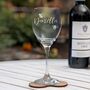 Personalised Bumble Bees Wine Glass, thumbnail 1 of 5