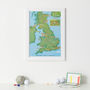 Personalised Scratch Off UK Golf Courses Print, thumbnail 2 of 9