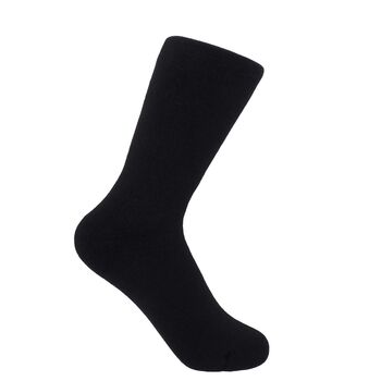 Plain Women's Bed Socks – Black, 2 of 3