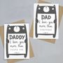 Personalised Daddy Father's Day Card, thumbnail 6 of 6