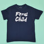 'Feral Child' Funny Kids Slogan T Shirt, thumbnail 3 of 3