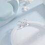 Sterling Silver Tiny Shark Fish Huggie Hoop Earrings, thumbnail 8 of 10