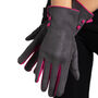 Suede Ladies Gloves With Contrast Detail, thumbnail 5 of 9