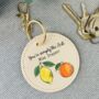 Simply The Zest Teacher Keyring, thumbnail 1 of 9