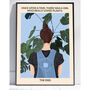 Personalised, A Girl Who Loves Plants Print, thumbnail 2 of 2
