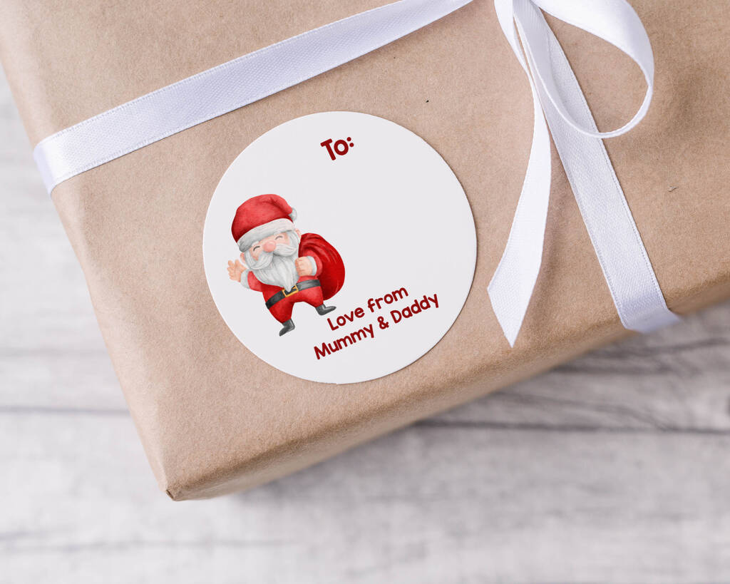 Personalised Christmas Gift Stickers, 1 of 9