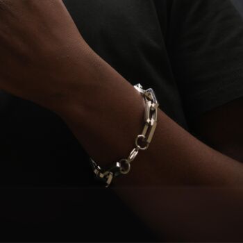 Chunky Stainless Steel Heavy Bracelet For Men, 2 of 12
