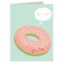 Mini Donut Greetings Card, thumbnail 2 of 4