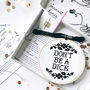 'Don't Be A Dick' Modern Cross Stitch Kit, thumbnail 3 of 5