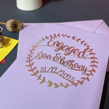 Personalised Engagement Card, 10 of 12