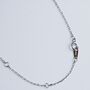 Sterling Silver Sparkly Key Pendant Necklace, thumbnail 3 of 5