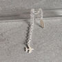 Airplane Charm Bracelet In Sterling Silver, thumbnail 1 of 9