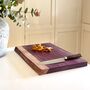 Purple Heart Live Edge Chopping Board, thumbnail 1 of 4