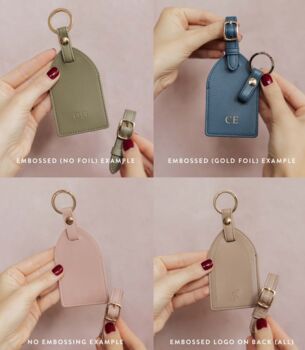 Personalised Luggage Tag And Keyring, 2 of 8