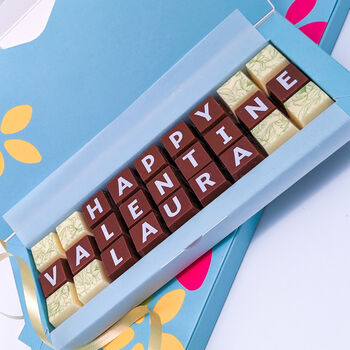 Personalised Happy Valentines Chocolate Gift Box, 2 of 8