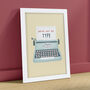 You're Just My Type Framed Print, thumbnail 1 of 7