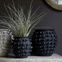Massimo Black Cement Vase, thumbnail 1 of 8