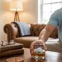 Personalised 'Number One Dad' Golf Ball Whisky Glass, thumbnail 1 of 6