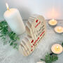 Personalised 'I'm Keeping You!' Wooden Freestanding Heart, thumbnail 4 of 5