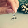 Holly Leaf Solid Silver Charm, thumbnail 2 of 8